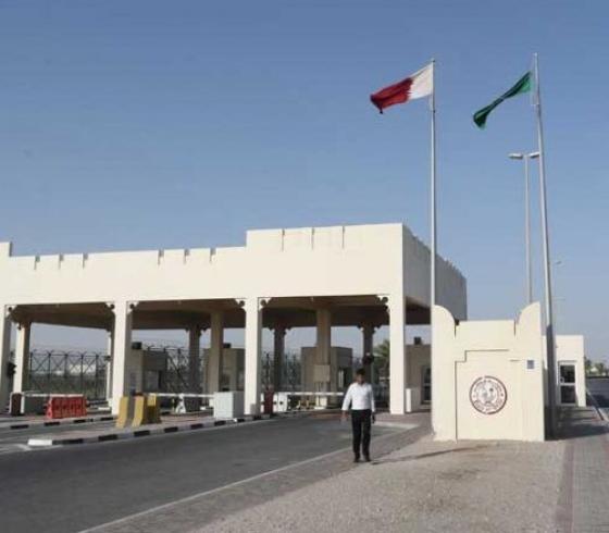 منافذ برية بين قطر والسعودية.jpg
