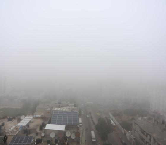 ضباب كثيف (