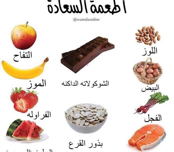 اطعمة السعادة.