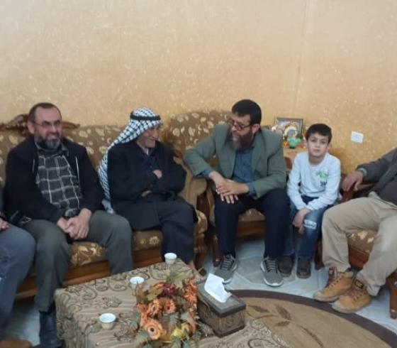 الجهاد تؤم ذوي الشهيد الحردان في الذكرى الـ20 لاستشهاده