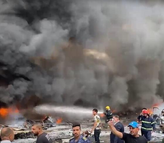 فيديو: قتيل واصابات في انفجار شرق العاصمة العراقية بغداد