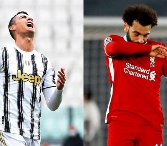 رونالدو و محمد صلاح.