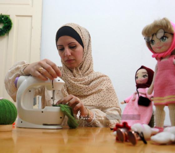الفنانة الفلسطينية بسمة محمود ٣٣ عاماً