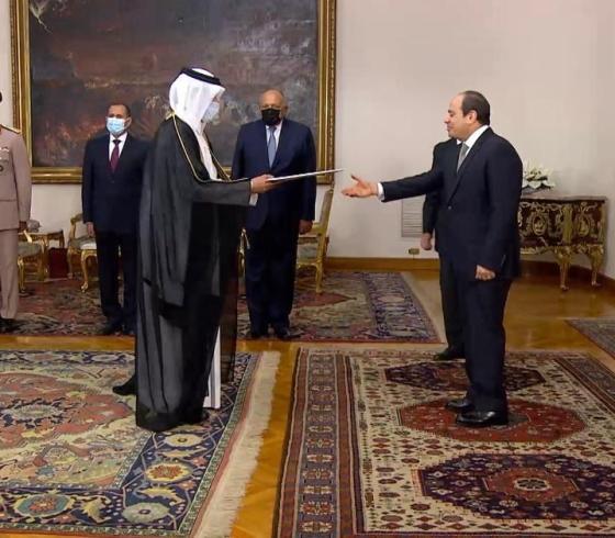 اول سفير قطري بعد انتهاء ازمة دول الخليج.jpg