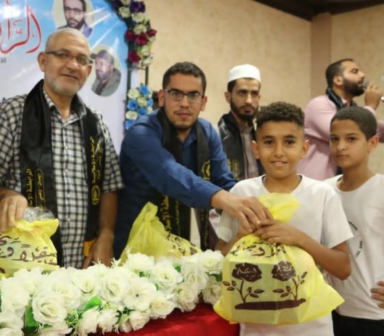 الرابطة الإسلامية بغزة تنظم حفل تكريمي للفائزين في حملة "صلاتي حياتي"