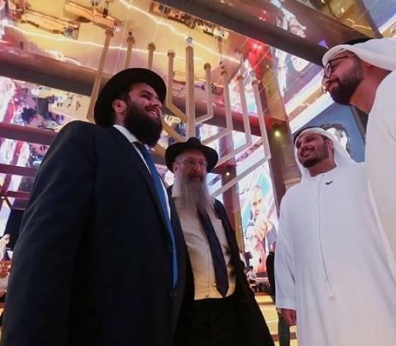 اسرائيليين في دبي.