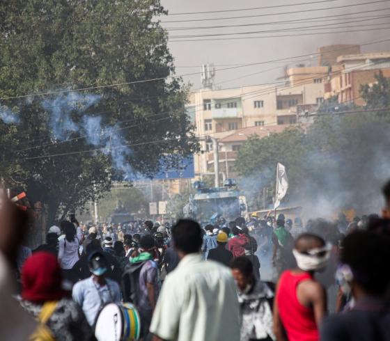 احتجاجات السودان.