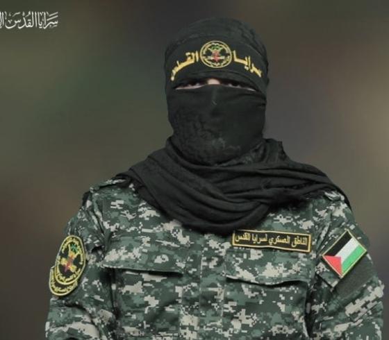 أبو حمزة الناطق باسم سرايا القدس الجناح العسكرية لحركة الجهاد الإسلامي،