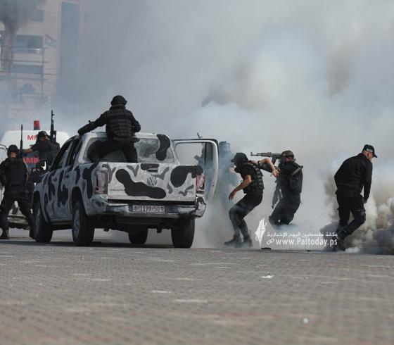 صورة ارشيفية لتدريبات وزارة الداخلية غزة (26).JPG