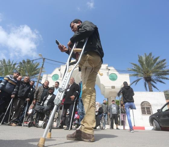 الزعانين: جرحى الجهاد يُعانون قطع أجسادهم وأرزاقهم!