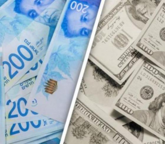 سعر الدولار مقابل الشيكل اليوم ابريل 2022