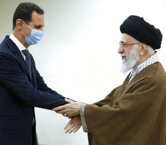 الرئيس بشار الاسد في ايران.