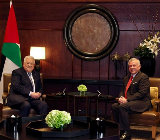 عباس وملك الاردن