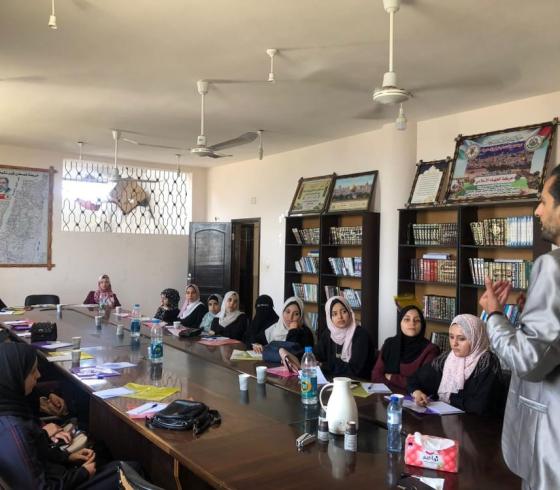 الرابطة الإسلامية تنظم برنامج تدريبي لكادر الجامعات بمحافظة الوسطى.jfif