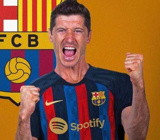 لماذا قرر برشلونة إيقاف بيع قميص ليفاندوفسكي