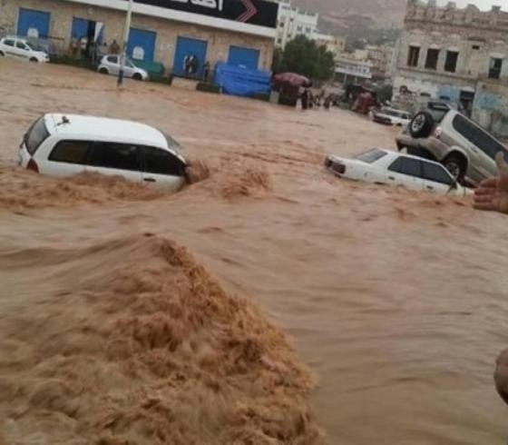 السيول في اليمن.