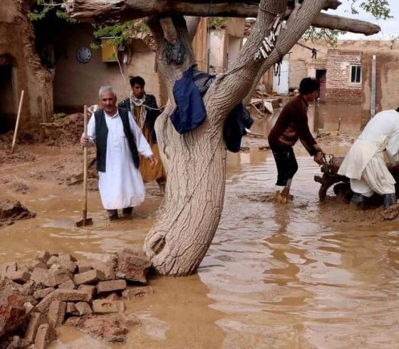 الفيضانات التي اجتاحت شرق أفغانستان