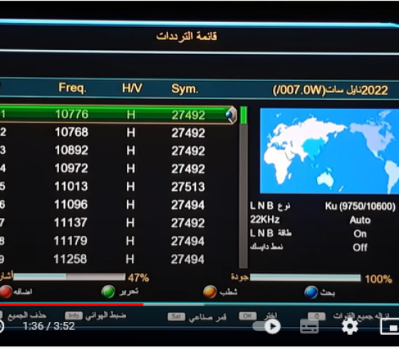 تحديث جديد تردد قناة أون تايم سبورت on time sport 1 و3 sd و HD 2022 على جميع الأقمار