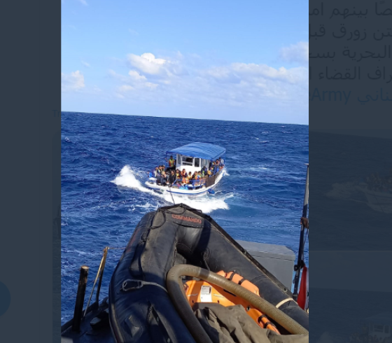 الجيش اللبناني يعلن إحباط عملية تهريب اشخاص (غير شرعية) عبر البحر