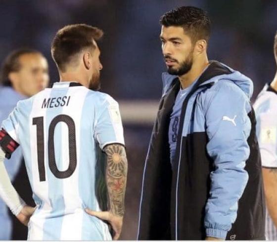 سواريز: لم أر ميسي يبكي مثل تلك الفترة