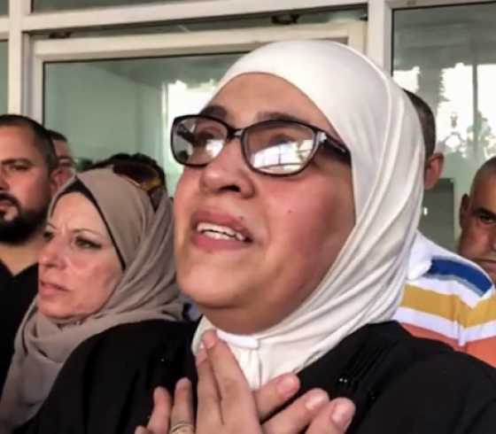 والدة الشهيد إبراهيم النابلسي