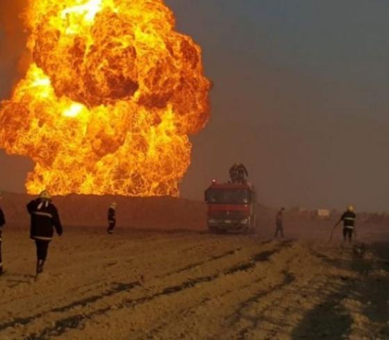 صورة أرشيفية لانفجار غاز.jpg