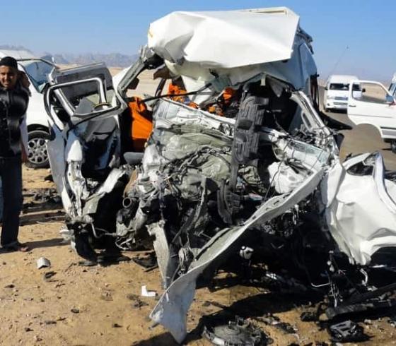 وفاة 18 شخصًا بانقلاب اتوبيس في الدقهلية بمصر