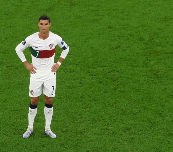 كريستيانو رونالدو بعد خسارة منتخب البرتغال في مونديال قطر 2022