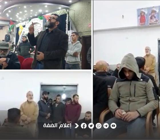 الجهاد تُعزي بالشهيدين عابد وحوشية وتزور عائلة صبح في جنين