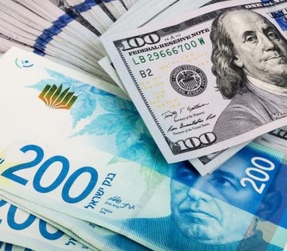 الدولار يواصل الارتفاع مقابل الشيكل اليوم السبت 11 فبراير 2023