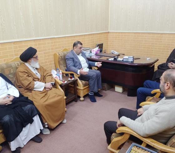 وفد من "الجهاد" يزور ممثل السيد السيستاني في سورية