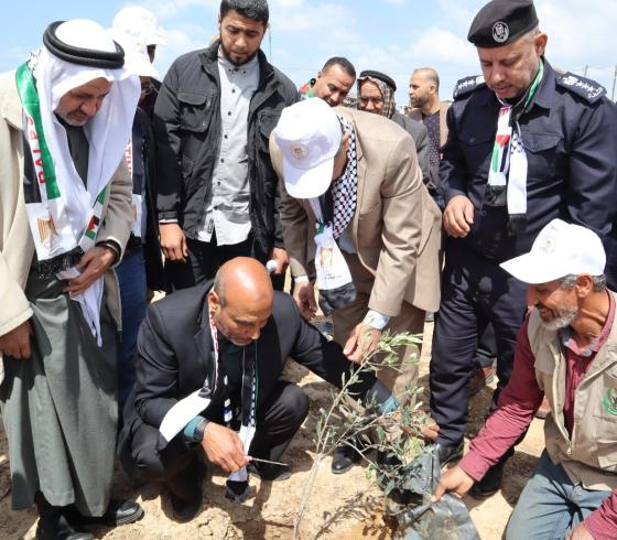 الزراعة تحيي ذكرى يوم الأرض على حدود قطاع غزة