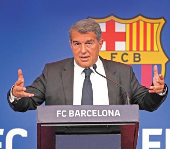 لابورتا معلقاً على بيان ريال مدريد: سندافع عن برشلونة ونظهر براءة النادي