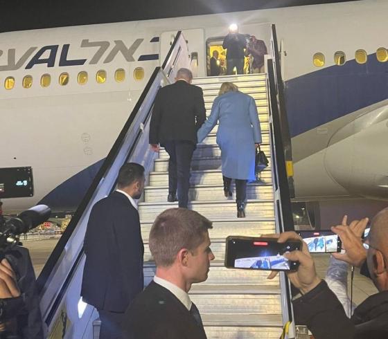 نتنياهو يغادر لبريطانيا بساعات الفجر الأولى