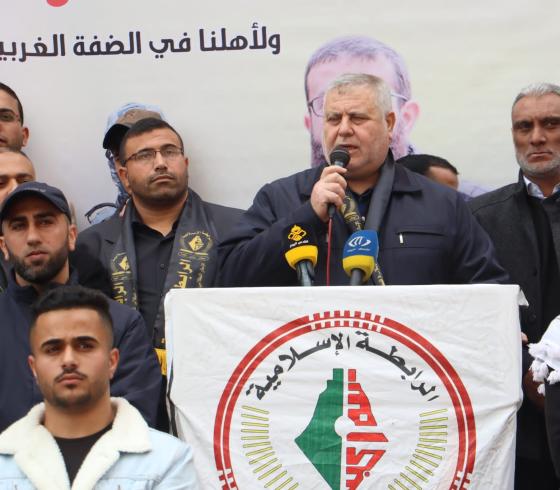القيادي خالد البطش رئيس دائرة العلاقات الوطنية بحركة الجهاد الإسلامي