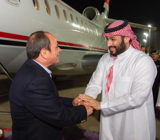 عبد الفتاح السيسي يصل المملكة العربية السعودية اليوم 2023