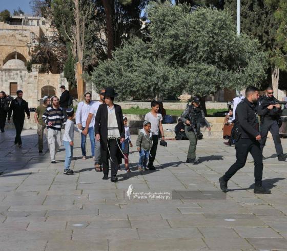 المسجد الأقصى هذا الصباح.. اقتحامات للمستوطنين واعتداءات على الحرائر والمعتكفين  (5).jpeg