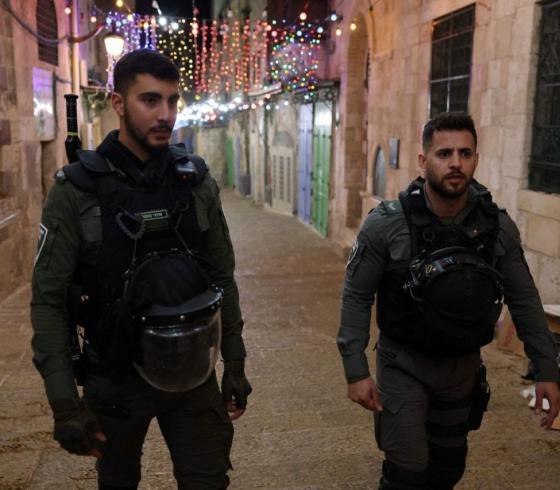 قوات الاحتلال الإسرائيلي في القدس 2023