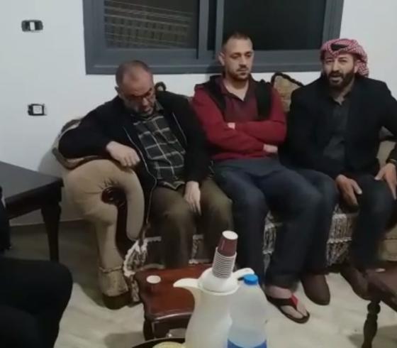 وفد الجهاد- تهنئة محررين بالإفراج من سجون الاسلطة