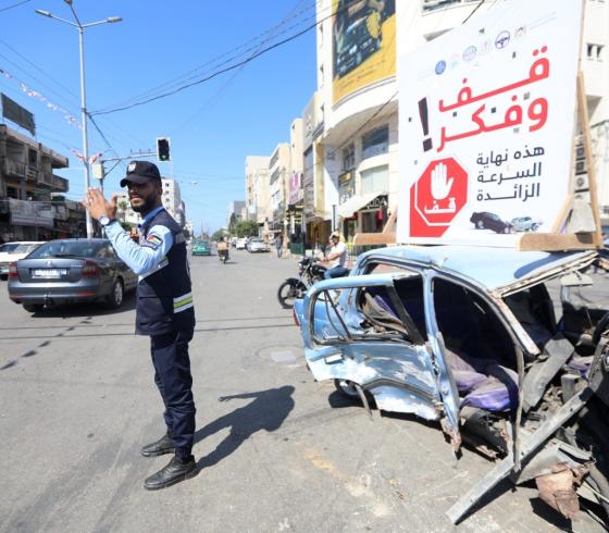 غزة: 6 وفيات و179 إصابة نتيجة حوادث السير خلال الشهر الماضي