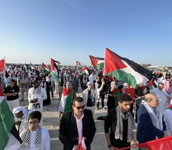 وقفة حاشدة في البحرين