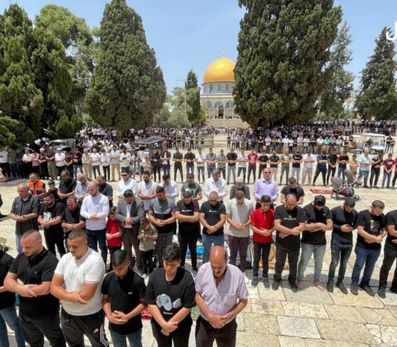 صلاة الجمعة في الأقصى