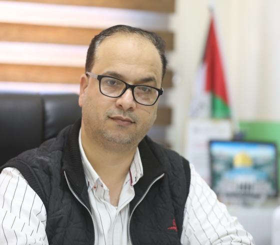 منسق لجنة دعم الصحفيين الفلسطينيين الصحفي صالح المصري