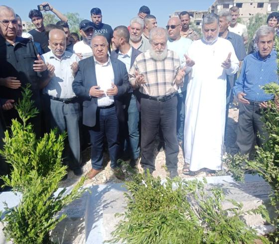الشيخ عزام لذوي شهداء سرايا القدس في دمشق: سنظل على عهدنا ونواصل هذه المسيرة المباركة