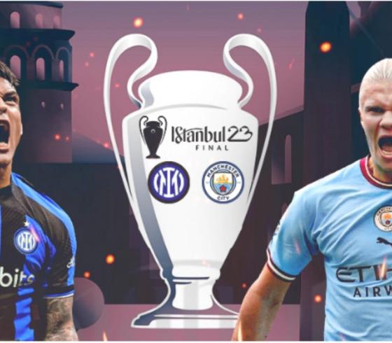معلق مباراة نهائي دوري أبطال أوروبا 2023 انتر ميلان ومانشستر سيتي