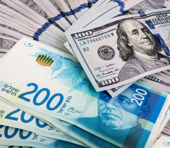 سعر صرف الدولار مقابل الشيكل اليوم الأحد 18 يونيو 2023