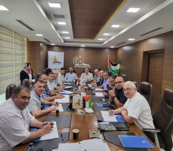 مجلس اتحاد المقاولين الفلسطيني يجتمع في رام الله