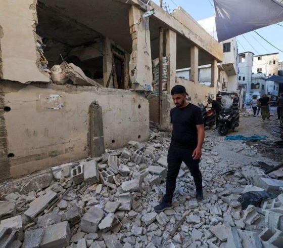 دمار لحق في مخيم جنين 2023