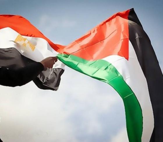 علم مصر وفلسطين