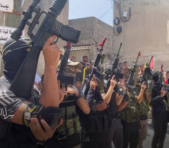 ? متابعة سرايا القدس - كتيبة جبع تشارك في تشييع جثمان الشهيد المجاهد « عزالدين كنعان » أحد مجاهدي كتائب شهداء الأقصى الذي ارتقى متأثراً بجراح أصيب بها خلال معركة بأس جنين (7).jpeg